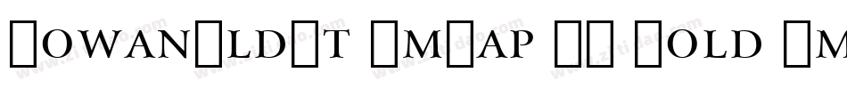 IowanOldSt SmCap BT Bold Small Cap字体转换